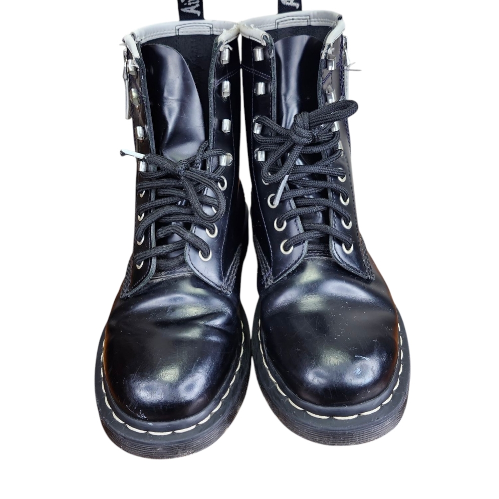 Dr. Martens 1460 Lace and Zipper Leather Boots (6USM) - Picture 4 of 14